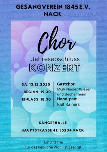 Jahresabschlusskonzert