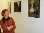 2011 Petra Pukall mit ihren "Bildern von Nack"