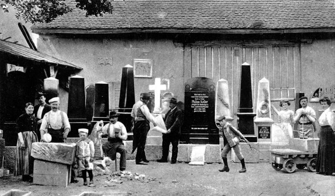 Alt-Nack: Grabstein- und Steinmetzbetrieb Emil Besand