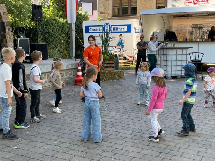 Die Kinder hatten auf der Kerb viel Spaß