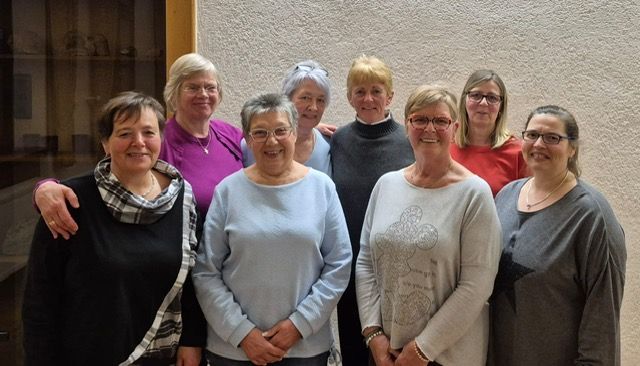 Einige Landfrauen auf der Mitgliederversammlung